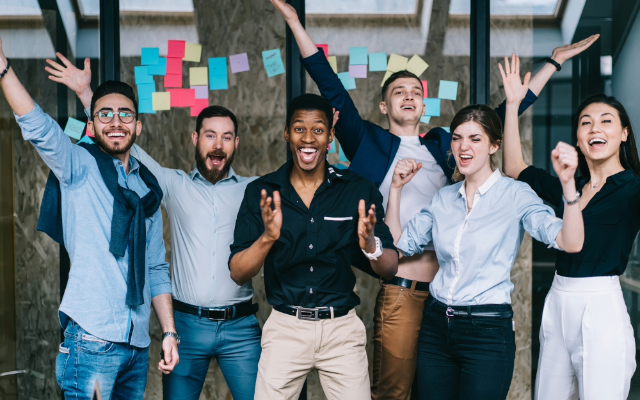 Happy employees